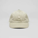 RANDY | SUN (BEIGE) 6パネルキャップ 帽子 チノ スナップバック ベージュ