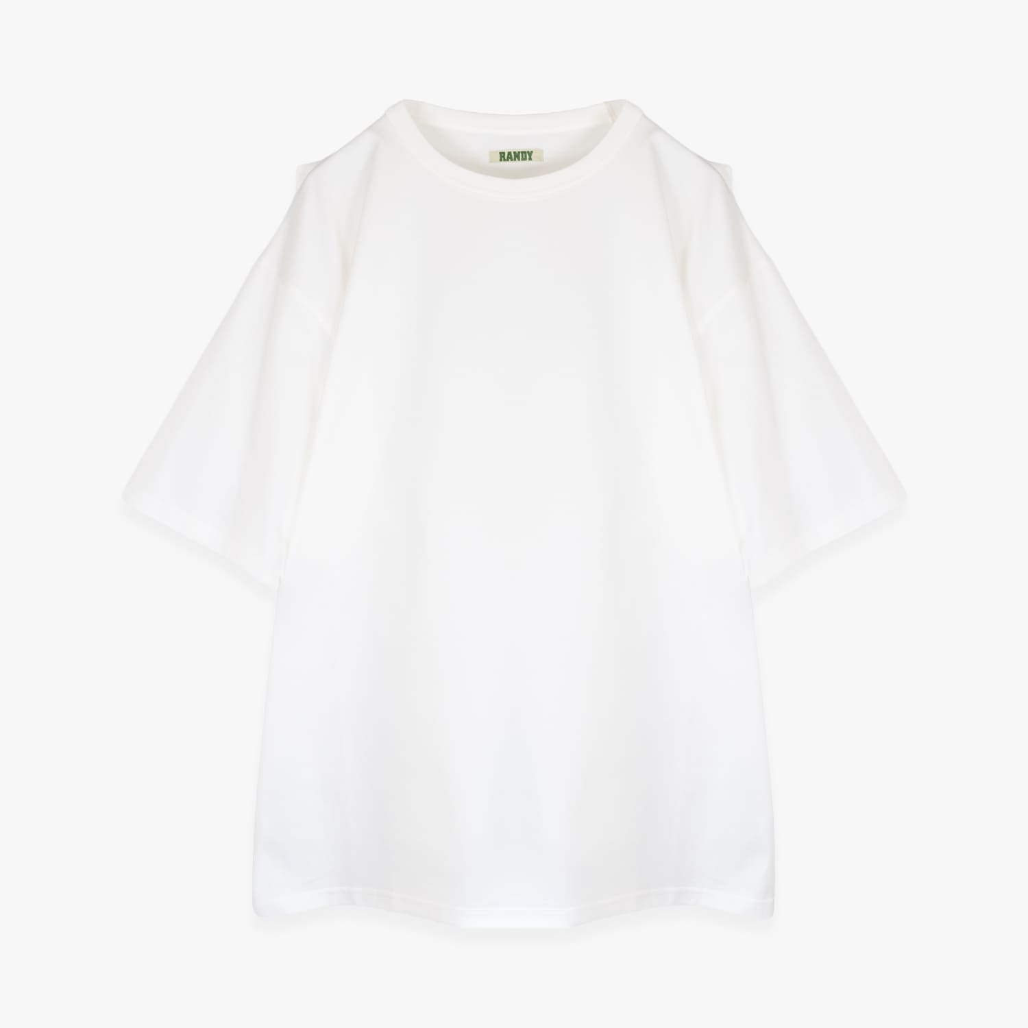 Rakuten - RANDY | MARKS (WHITE) 半袖 Tシャツ カットソー リラックス トップス メンズ ホワイト
