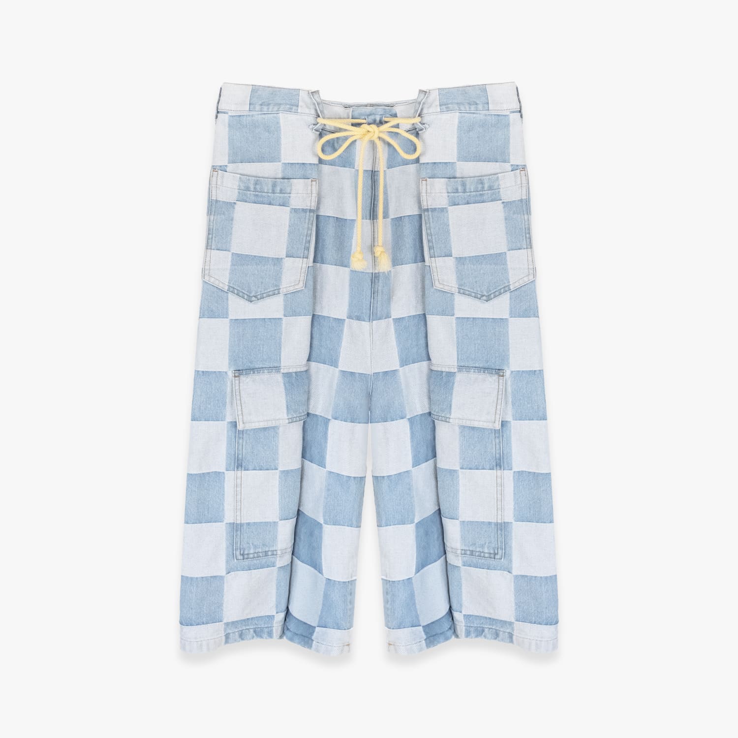 Rakuten - RANDY | TREASURE CHEST (CHECK DENIM) デニムパンツ ショートパンツ ボトムス メンズ チェックデニム