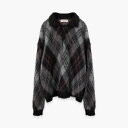 ROLD SKOV | BASIC POLO (BLACK RUMBLE) ニットポロ セーター アーガイル アルパカ モヘア トップス メンズ ブラック