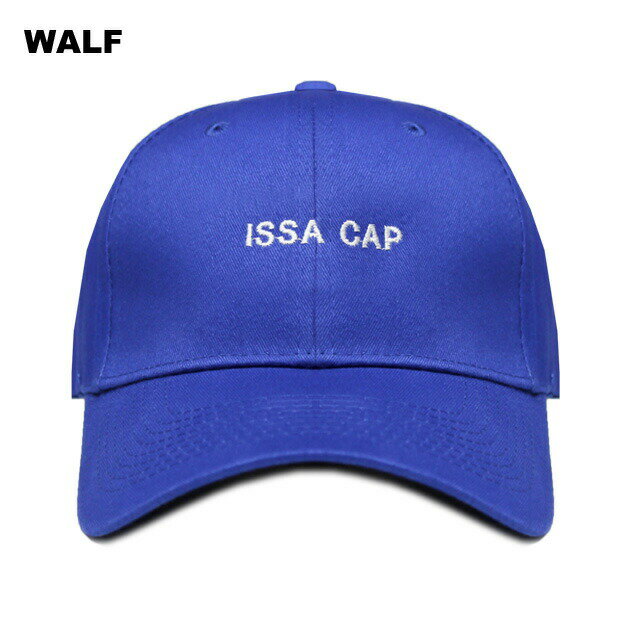 [最大90%OFF SALE] WALF (ウルフ) ISSA CAP (BLUE) [21 SAVAGE 21サヴェージ 6パネルキャップ アーティスト ヒップホップ ラップ バンド ブランド メンズ レディース ユニセックス] [ブルー]