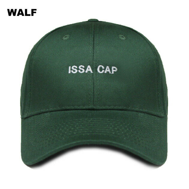 [最大90%OFF SALE] WALF(ウルフ) ISSA CAP (GREEN) [21 SAVAGE 21サヴェージ 6パネルキャップ アーティスト ヒップホップ ラップ バンド ブランド メンズ レディース ユニセックス] [グリーン]