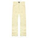 [最大90%OFF SALE] WIREMYMONEY (ワイヤーマイマネー) PASTEL SUNRISE FLARED DENIM (YELLOW) [フレア デニム パンツ ジーンズ シューカット メンズ レディース ユニセックス] [イエロー]