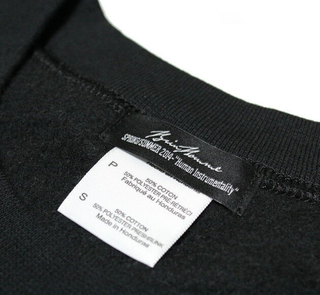 BRIU HOMME | DILUTED VOID SWEATSHIRT (BLACK) スウェットシャツ トレーナー クルーネック ロゴ グラフィック プリント トップス メンズ ブラック