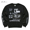 最大90 OFF SALE BRIU HOMME (ブリウ オム) ASPEPTIC VIEW SWEATSHIRT (BLACK) スウェットシャツ トレーナー クルーネック ロゴ ブランド メンズ レディース ユニセックス ブラック