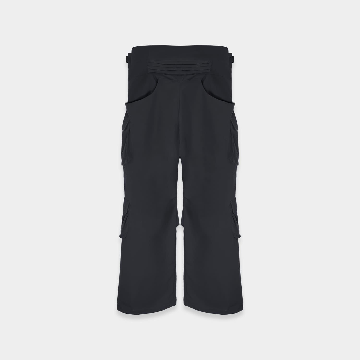 WAVE OF SAND | FOO PANTS (CARBON) ナイロンパンツ フライトパンツ カーゴパンツ ボトムス メンズ ブラック