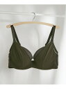 【SALE/20%OFF】さあ,わたし シンプル 脇高ブラジャー une nana cool ウンナナクール インナー・ルームウェア ブラジャー グリーン ネイ...