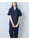 【綿混】半袖パジャマ MADE WITH LIBERTY FABRIC une nana cool ウンナナクール インナー・ルームウェア パジャマ ホワイト ...