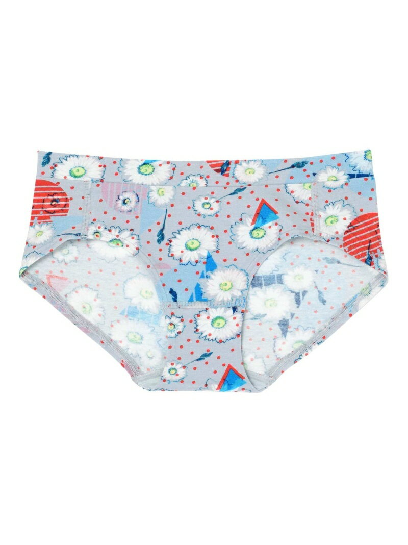 [Rakuten Fashion]【SALE／30%OFF】コットンプリント コラージュチック ショーツ une nana cool ウンナナクール インナー/ナイトウェア ショーツ グレー ピンク【RBA_E】