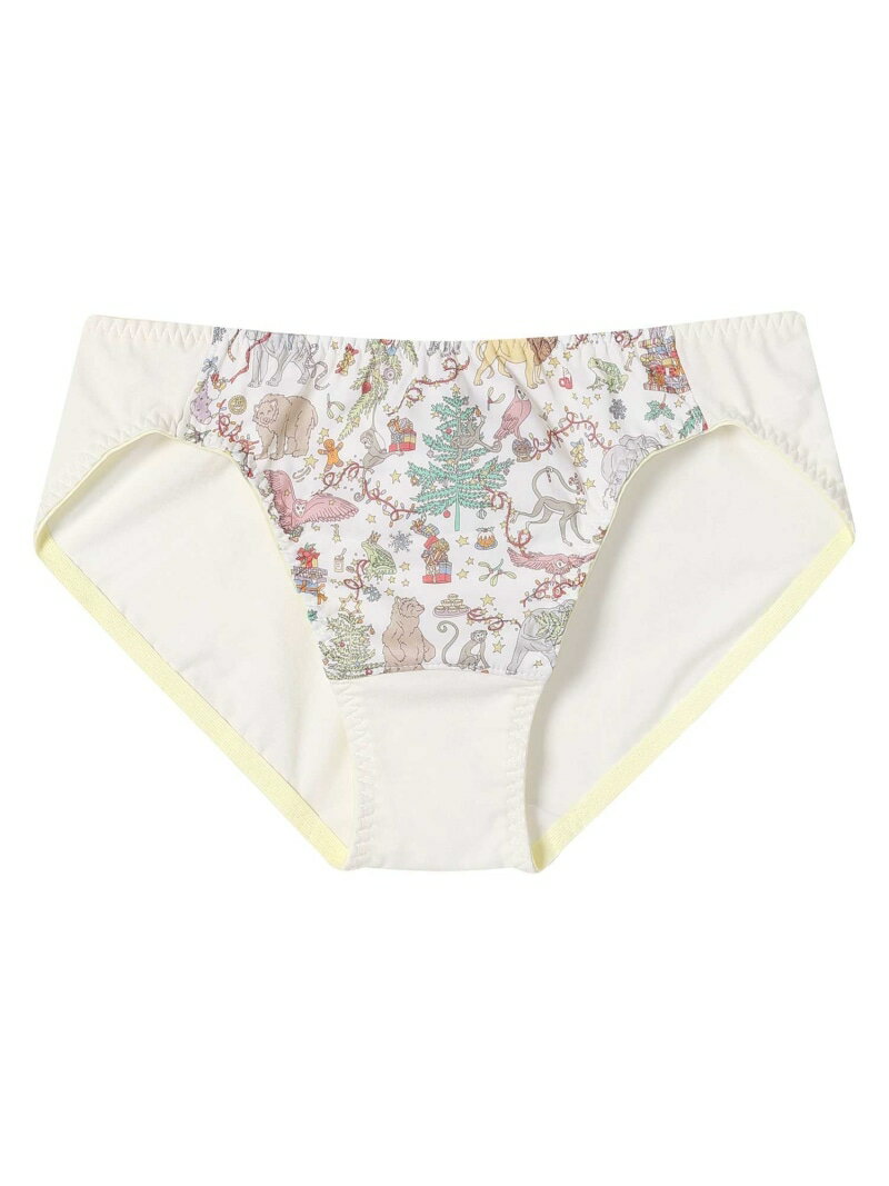 MADE WITH LIBERTY FABRIC 【綿混】ショーツ une nana cool ウンナナクール インナー・ルームウェア ショーツ ブラック ベージュ グリーン[Rakuten Fashion]