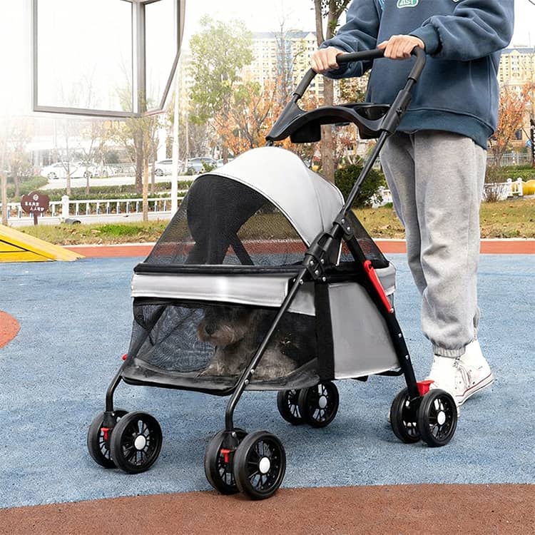 キャリーカート 大型犬 犬 犬用ベビーカー 介護用 ペットカート バギー 組立簡単 ...