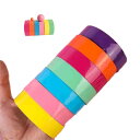 【送料無料】6ロール テープボール用テープ テープボール スティッキー球 粘着ボールテープ 太い 幅24mm カラフル ストレス解消 暇つぶし DIY 減圧おも...