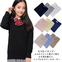 スクールセーター 女子 高校生 大きいサイズ Vネック トップス 無地 学生服 中校生 シンプル スクール スクールセーター 春秋 冬服 セーター 綿 男子 冬...