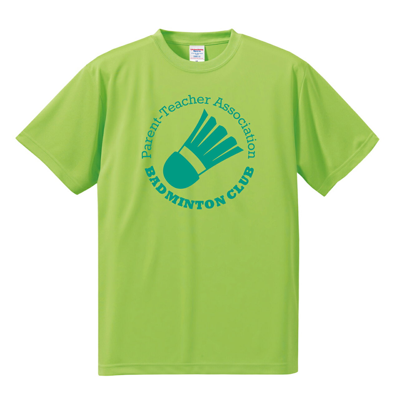 【アウトレット商品】PTA バドミントン Tシャツ Mサイズ ドライシルキー ウェア 練習着 チーム クラブ B602 uni-cot ユニコット 送料無料 5...