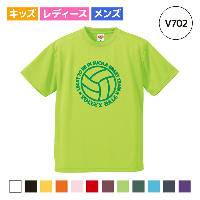 【名入れ】バレーボール Tシャツ ドライ ウェア 練習着 チ