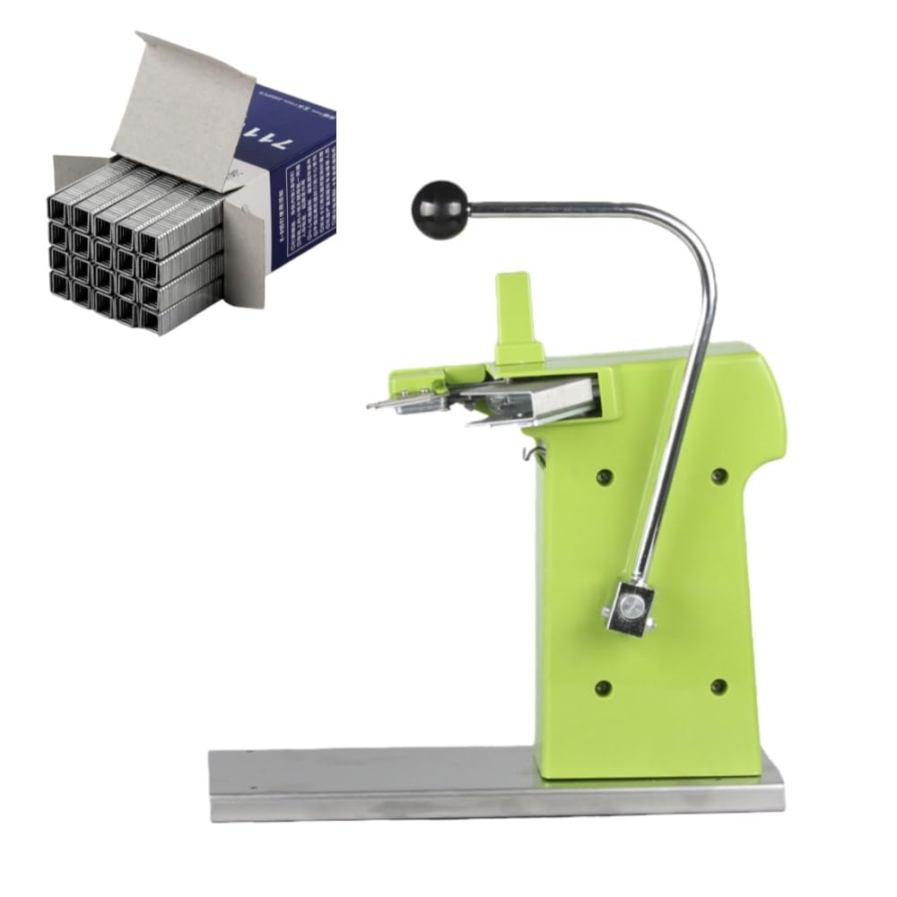 樂天商城 - 袋口結束機 結束機 けつそくき 袋とじ機 スーパー専用 手動式 ビニール袋、メッシュ袋、フィルムに適用 ステンレス鋼 2000釘付き