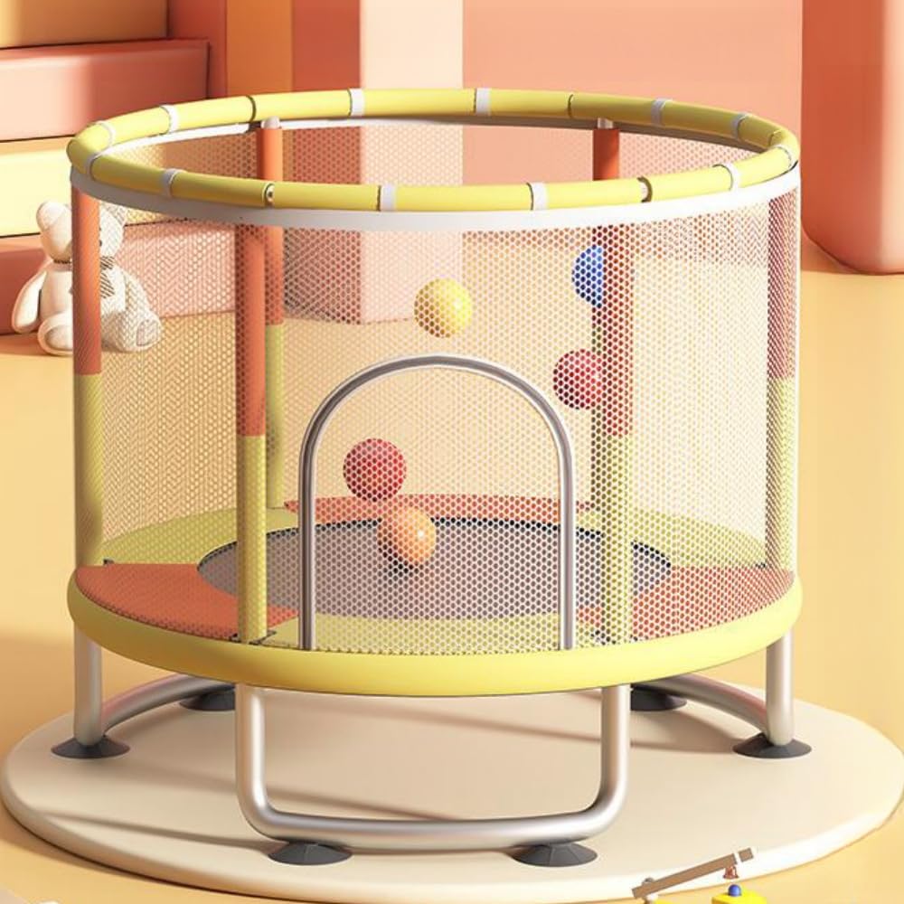 トランポリント 子供用トランポリン 子供 こども用 室内遊具 家庭用 大型 飛び出し防止安全保護ネット..