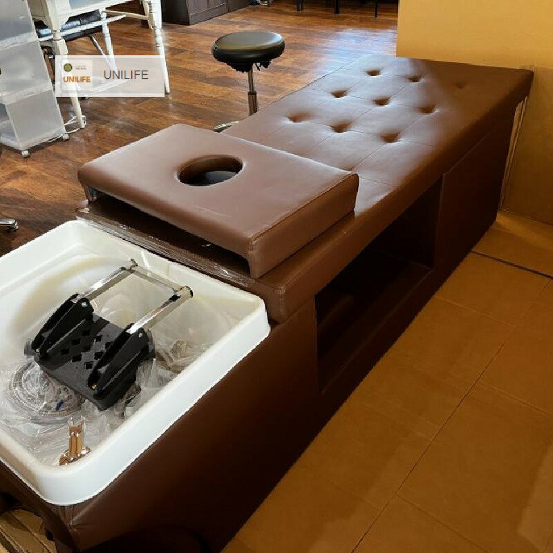 1-3営業日で発送 ヘッドトリートメントベッド、シャンプーベッド、理髪店・ヘアサロン用美容ベッド、美..