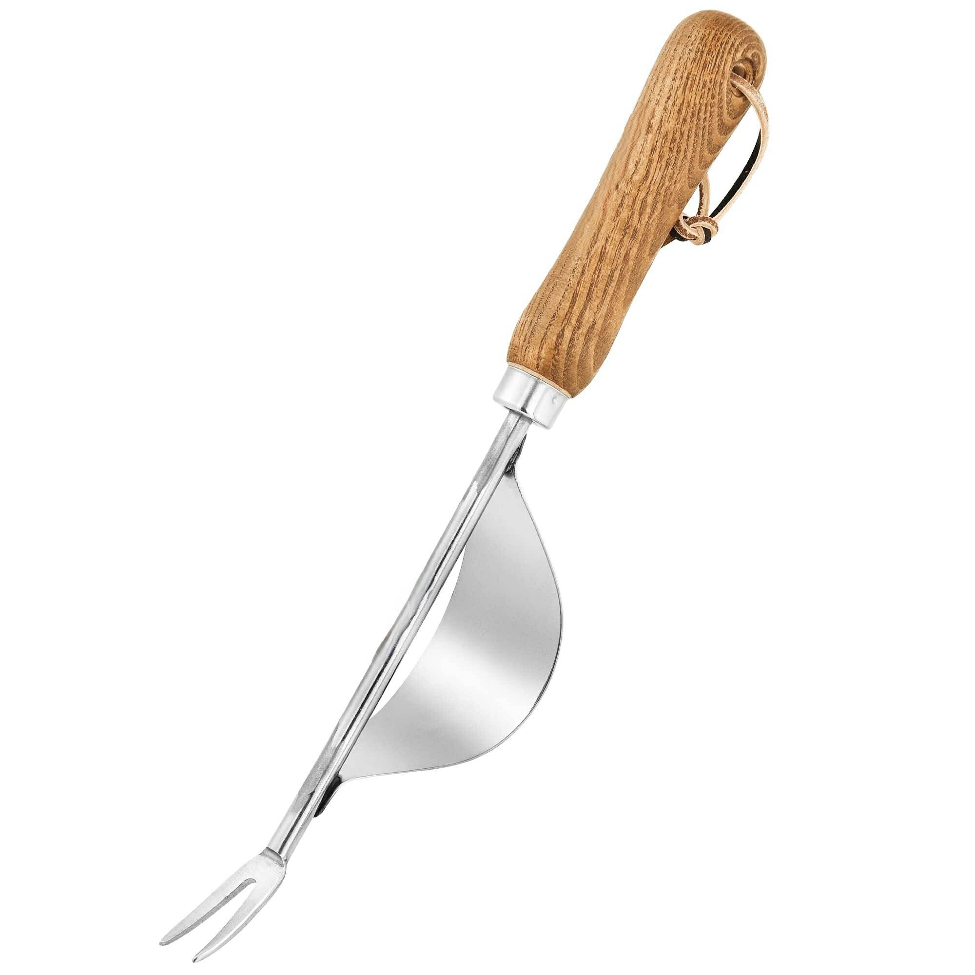 草むしり 便利グッズ 雑草抜き 根こそぎ 防錆 ステンレス 木製ハンドル 片手用 除草道具 芝生 庭 農場