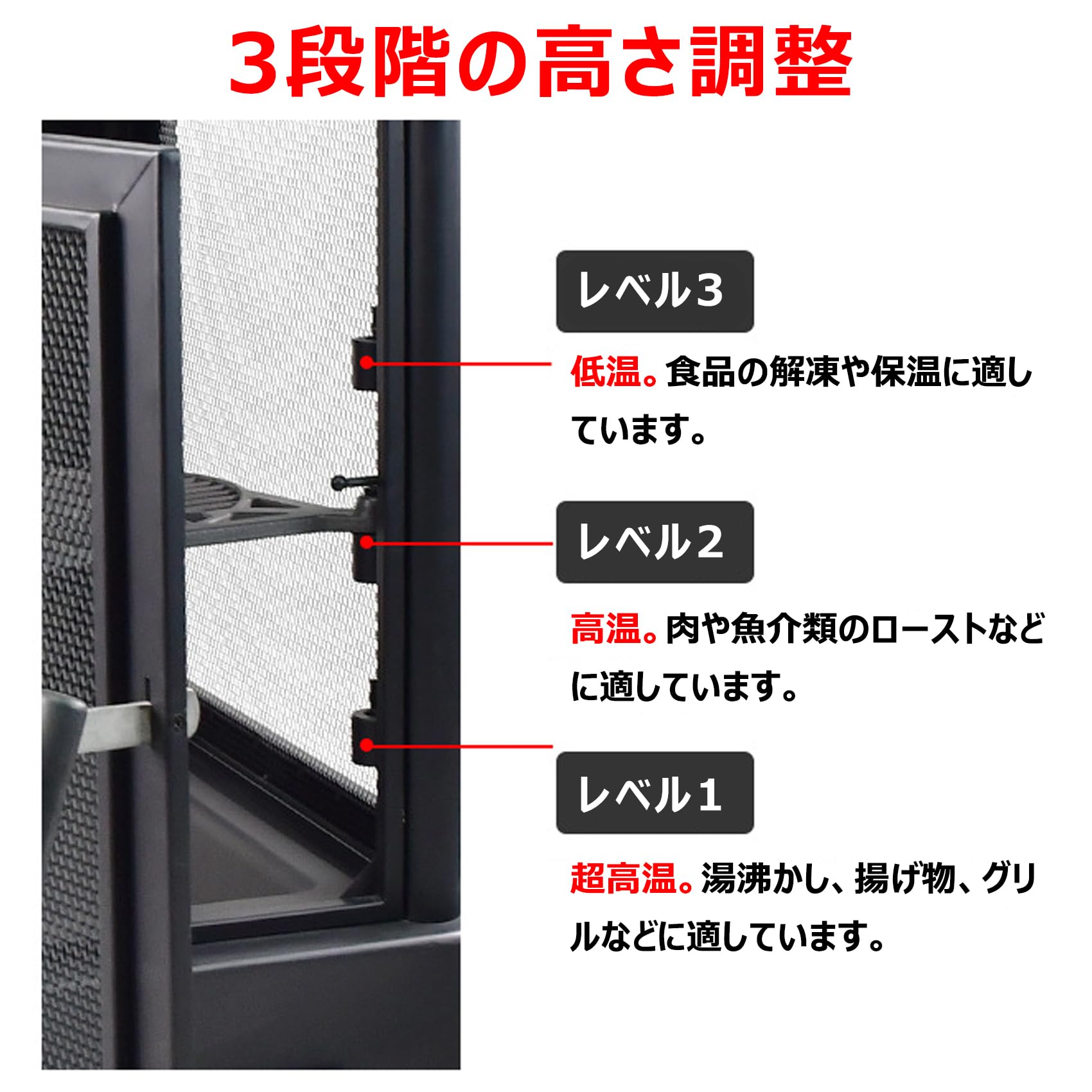 薪ストーブ ファイヤーピット 煙突付き 1台2役 キャンプ 薪暖炉 家庭用 ロケッ トストーブ ウード暖炉 二次燃 大型 焚き火台 アウトドア まきすとーぶ 料理 BBQ 調理 暖房 クッキング パティオヒーター バーベキュー uni-life-10002651 UNILIFE サンプル画像2