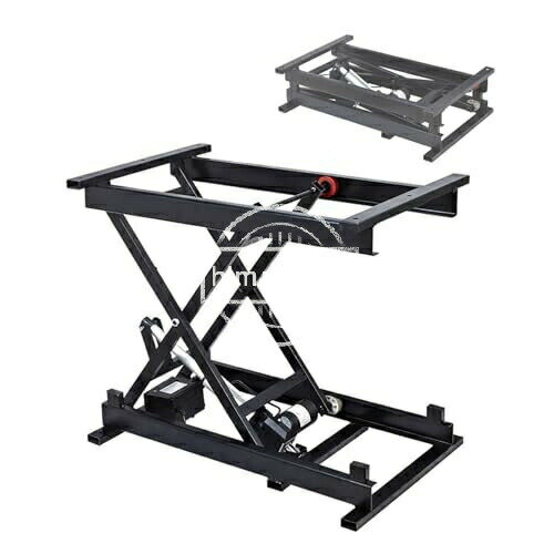 樂天商城 - 電動昇降台 電動リフトテーブル 昇降台 昇降式テーブル 耐荷重160kg クロス式昇降プラットフォーム 電動昇降スタンド 作業高さ範囲20-68cm 作業台 パソコン テーブル 畳 折り畳み式鉄製フレーム 有線 リモコン付い