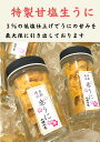 特製甘塩生うに<赤うに>50g【赤うにを天然塩で熟成】熊本天草産 赤うに うに 瓶詰め ギフト プチギフト のし対応 お中元 お歳暮