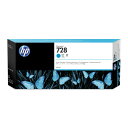 HP HP728インクカートリッジ F9K17A シアン 300ml【純正品】【送料無料】【沖縄 離島：配送不可】