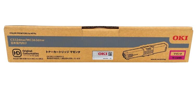 OKI(沖データ)トナーカートリッジ TC-C4AM1 マゼンタ【純正・新品】【送料無料】【沖縄・離島：配送不可】