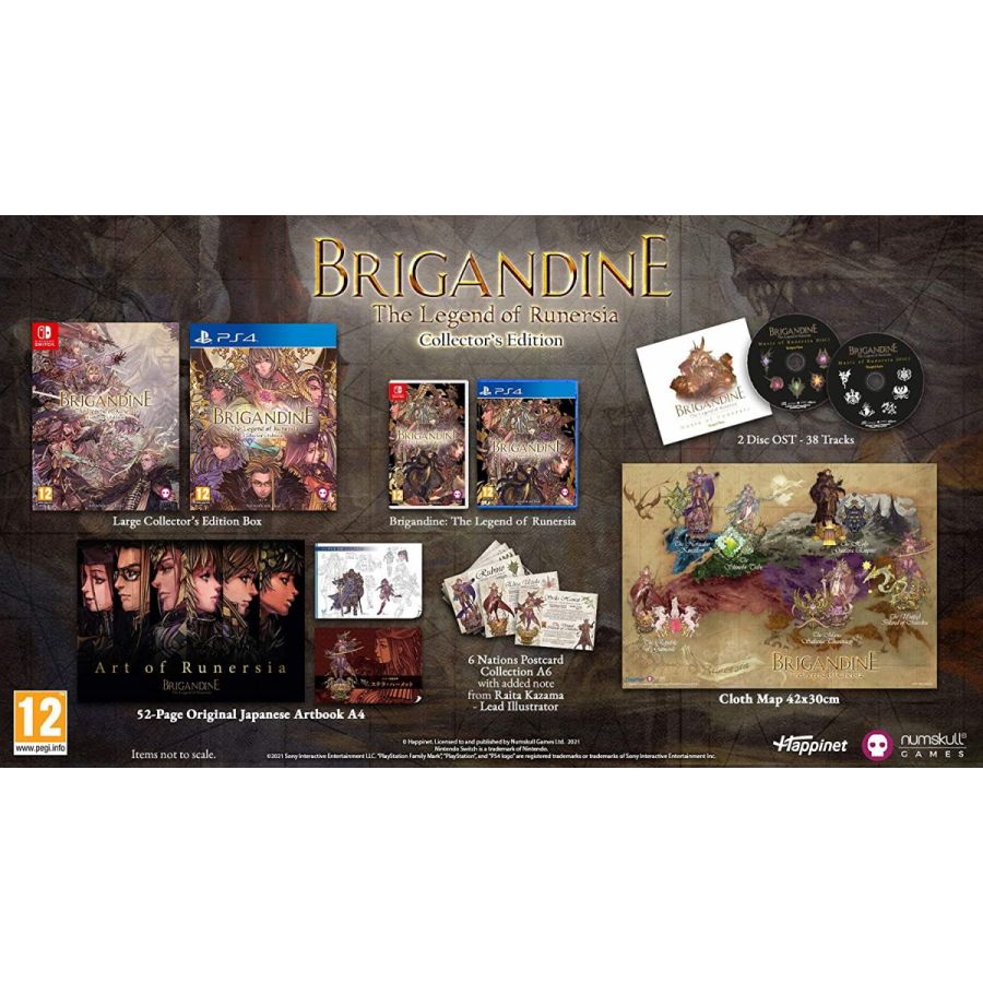 【日本語対応】ブリガンダイン ルーナジア戦記 コレクターズエディション Brigandine: The Legend Of Runersia Collector's Edition 輸入版 switch