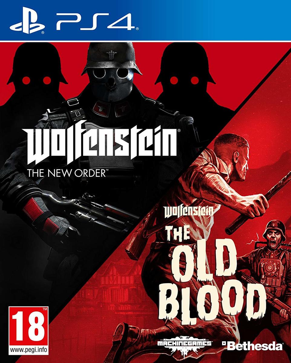 【新品】Wolfenstein The New Order and The Old Blood Double Pack PS4 UK 輸入版