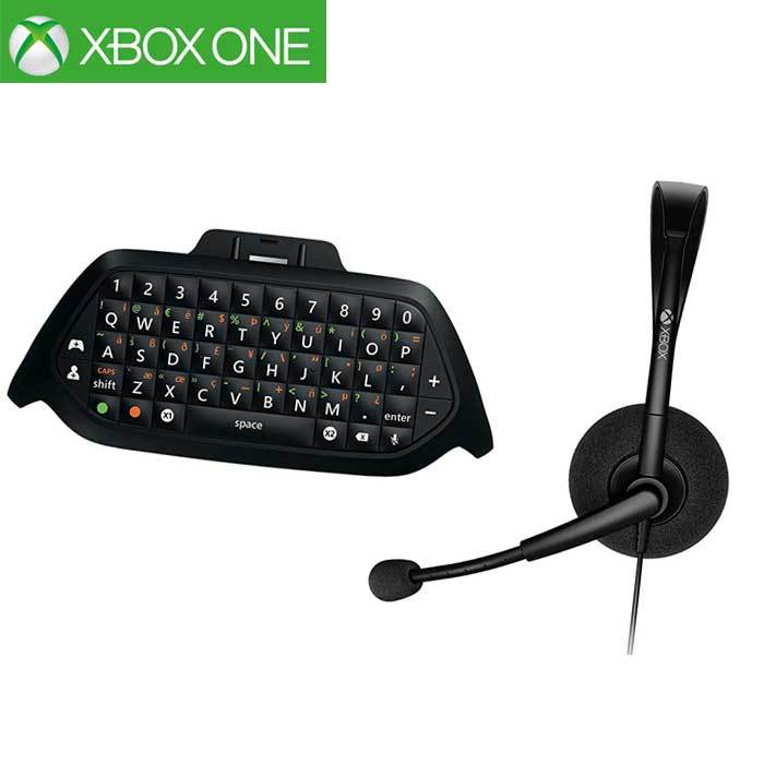 xbox one 純正 チャットパッド ヘッドセット付 海外輸入版