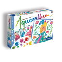 AQUARELLUM JUNIOR アクアレルム 水彩 ぬりえ 絵の具セット 子ども 大人 フランス製 塗り絵 （イラスト プリンセス） おもちゃ 女の子 男の子 プレゼント 5歳 6歳 7歳 小学生 知育玩具 子供 誕生日プレゼント 人気 ギフト お祝い