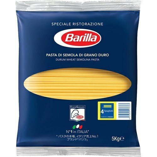    o@XpQbeBNo.4(1.6mm)@eʁF5000g 5kg C^AY ZipX^ Spaghettini n. 4 Barilla OpX^ pHi e