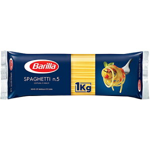 バリラ　オーロ・シェフ スパゲッティNo.5(1.8mm)　容量：1000g/1kg イタリア産 セモリナパスタ Spaghettini n. 5 Barilla ロングパスタ 非常用食品 大容量
