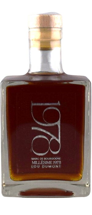 マール・ド・ブルゴーニュ[1978]ルー・デュモン ブランデー 蒸留酒 500ml　Lou Dumont[Marc de Bourgogne]フランス ブルゴーニュ コート・ドール コート・ド・ボーヌ コート・ド・ニュイ 仲田晃司