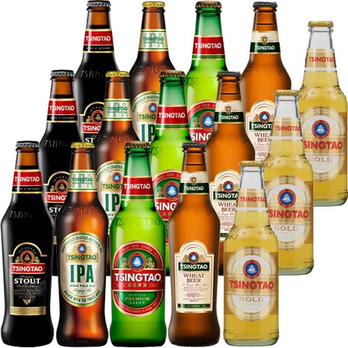 プレミアビール 青島ビール5種類×3本ずつたっぷり飲み比べセット 15本セット 送料無料 あす楽 小瓶 プレミアム スタウト（黒ビール） ウィート IPA（インディアンペールエール）※離島など別途追加送料エリアあり