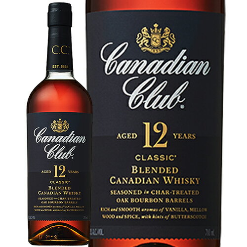  Ki JifBANu NVbN 12N Canadian Club Tg[Ki rEr Ji  700ml 40.0% JifBAECXL[ nC{[ɂ