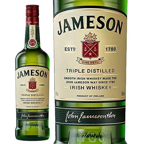 ジェムソン/JAMESON ビン・瓶 アイルランド 700ml 40.0% アイリッシュウイスキー ハイボールにおすすめ