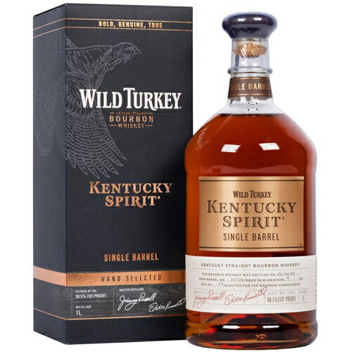 ワイルドターキー ケンタッキースピリット シングルバレル 50.5度 1000mlWILD TURKEY KENTUCKY SPIRIT ビン・瓶 アメリカ バーボンウイスキー ハイボールにおすすめ