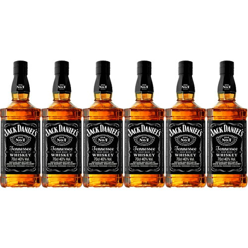 ジャック　ダニエル　ブラック（Old No.7）/Jack Daniel's ビン・瓶 アメリカ 700ml 40.0% テネシーウイスキー ハイボールにおすすめ 6本セット 1箱 業務用 飲食店におすすめ プロ向け 送料無料※別途送料北海道・九州330円、沖縄770円※