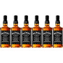 ジャック　ダニエル　ブラック（Old No.7）/Jack Daniel's ビン・瓶 アメリカ 700ml 40.0% テネシーウイスキー ハイボールにおすすめ 6本セット 1箱 業務用 飲食店におすすめ プロ向け 送料無料※別途送料北海道・九州330円、沖縄770円※