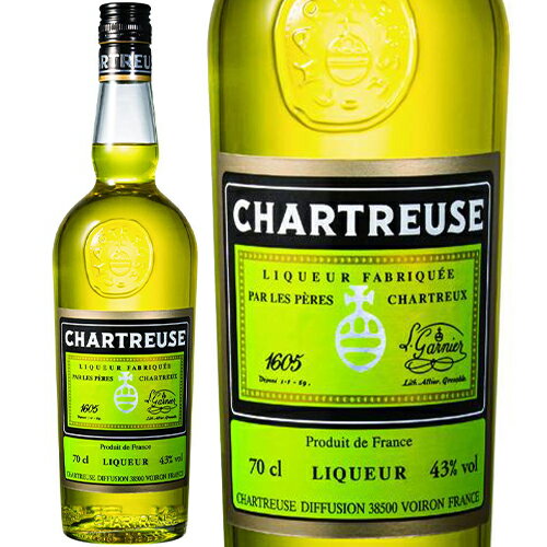 シャルトリューズ・ジョーヌ 黄 700ml 43% 700ml Chartreuse Jaune フランス リキュール