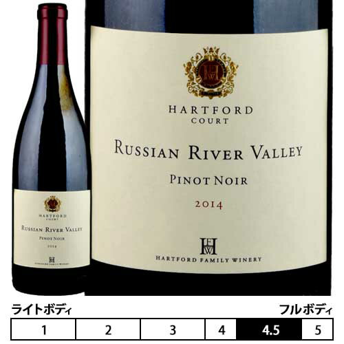 ハートフォード・コート・ロシアン・リヴァーピノ・ノワール 赤 750ml　Hartford Court Russian River アメリカ カリフォルニアワイン 赤ワイン