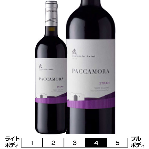 パッカモーラ・シラーバーリョ・クラトロ・アリーニ 1875 赤 750ml PACCAMORA　SYRAH（旧ヴィラ・トニーノ/VILLA TONINO） イタリア シチリア 赤ワイン