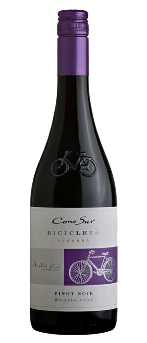 【お得な24本セット】コノスル　ピノ・ノワール　ビシクレタ　レゼルバ[2017]ヴィーニャ・コノスル 赤 750ml Vina Cono Sur[Cono Sur Pinot Noir Bicicleta Reserva] チリ 赤ワイン 業務量 飲食店 プロ向け 送料無料※北海道・九州は別途330円送料が加算されます