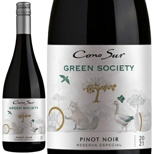 コノスル　グリーンソサエティ　ピノ・ノワール[2021]ヴィーニャ・コノスル 赤 750ml Vina Cono Sur[Cono Sur Green Society Pinot Noir] チリ 赤ワイン D.O. サンアントニオ・ヴァレー