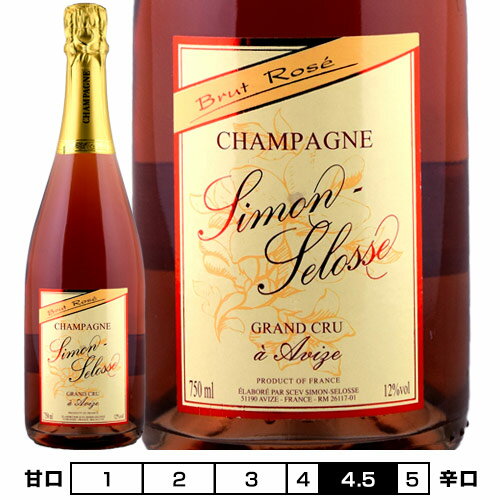 シャンパーニュ シモン・セロス[N/V]ブリュット ロゼ グラン・クリュ 泡・ロゼ 750ml Simon-Selosse [Brut Rose Grand Cru]フランス ロゼワイン スパークリングワイン シャンパン Champagne