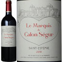 }LEhEJEZM[[2019]TeXet  750ml@Chateau Calon Segur[Saint-Estephe]Le Marquis de Calon Segur tX {h[ ԃC