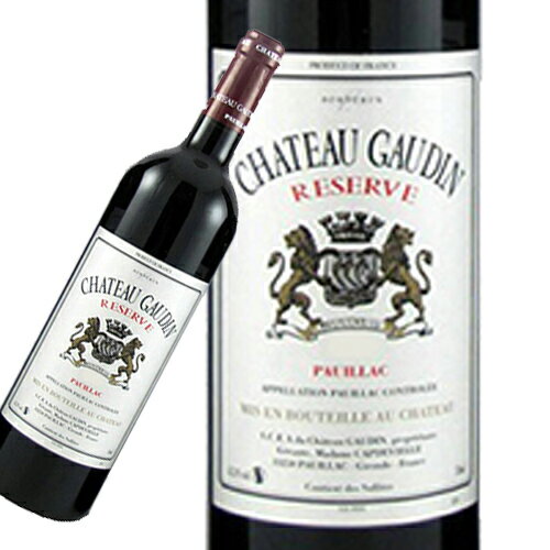 シャトー・ゴーダン[2004]A.O.C. Pauillac　ポイヤック 赤 750ml　[Chateau Gaudin] フランス ボルドー 赤ワイン