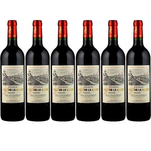 【送料無料】6本セット シャトー・ローラン・ラ・ギャルド[2017年]トラディション　赤 750ml　Chateau Roland La Garde Tradition[Blaye Cote de Bordeaux] フランス ボルドー 赤ワイン※クール便・離島など一部地域追加送料あり※